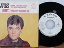 ELVIS PRESLEY/JUDY,PICTURE SLEEVE-45,WHITE LABEL PROMO.NEAR MINT