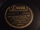 Andrews Sisters 78 RPM Record DON'T SIT UNDER THE APPLE TREE / AT SONYA'S CAFE