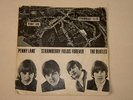 THE BEATLES PENNY LANE RARE DANISH 45 SINGLE PS 1967 RARE MAP SLEEVE LISTEN