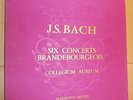 ?JS BACH BRANDEBURG COLLEGIUM AUREUM HM Rare 2LP FRENCH BOX 60s GUSTAV LEONHARDT
