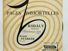 JANOS STARKER - KODALY sonata for cello solo op.8 -  PACIFIC LP EX+