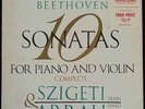 JOSEPH SZIGETI / ARRAU - BEETHOVEN 10 COMPLETE SONATAS -VANGUARD-1 Edition -4 LP