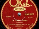 Frankie TRUMBAUER Orchestra with BIX BEIDERBECKE on EXCELLENT 1927 Okeh 40843