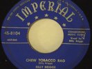 BILLY BRIGGS Chew Tobacco Rag IMPERIAL ROCKABILLY 45-8104 It's A Crime