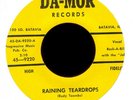 JIMMY JEFFERS Raining Teardrops on Da-Mor Rockabilly 45 Hear