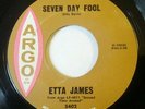 ETTA JAMES Seven Day Fool NORTHERN SOUL EX 45