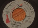 THE ENJOYABLES  northern soul 45   Shame b/w I'll Take You Back   Shrine SR-118
