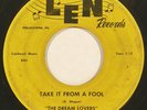 DREAM LOVERS “Take It From a Fool” scarce Philly doo wop 45 on LEN orig HEAR