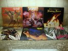 Six 80's Metal Vinyl LP's:  W.A.S.P. / The Rods / Malmsteen / Rage / Trance