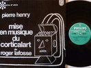 PIERRE HENRY MISE EN MUSIQUE DU CORTICALART DE LP French PROSPECTIVE 21 Siécle