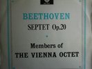 BEETHOVEN Septet op.20 Vienna Octet Decca WBG ED1 SXL 2157 LP