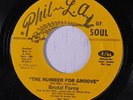 BRUTAL FORCE: Dreams For Sale / The Number For Groove 45 rare Funk