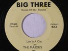 MAJORS: Lost In A City / Say You'll Be Mine 45 (cream lbl, tiny stains on flip,
