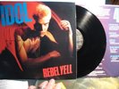   AUTOGRAPHED  BILLY IDOL REBEL YELL ROCK LP ON PROMO CHRYSALIS FV-41450