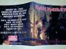 IRON MAIDEN - SHORELINE IN FIRE 2003 2x7 EP CLEAR VINYL NO 4/5