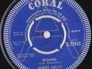 BUDDY HOLLY Wishing/Because I Love You (Demonstration  Sample) UK Coral 1963