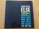 CANNONBALL ADDERLEY somethin else LP BLUE NOTE  1595 47 west 63rd