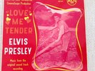 1956  ELVIS PRESLEY  BELGIUM EP LOVE ME TENDER+3 RCA BLUE LABEL DISEL