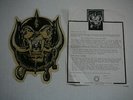 MOTORHEAD SHAPED PICTURE DISC RECORD WITH BONUS LETTER 1984