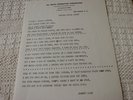 VINTAGE JOHNNY CASH SONG LYRIC SHEET FOR FOLSOM PRISON BLUES ORIGINAL