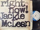 JACKIE McLEAN [Right Now] BLUE NOTE [mono] SHRINK NY/RVG