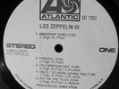 ?SUPER RARE WHITE LBL PROMO 1970 Orig   LED ZEPPELIN III   Hard PSYCH Jimmy Page