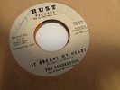THE RENDEZVOUS DOO WOP PROMO RUST RECORDS IT BREAKS MY HEART...VG++/NM VINYL