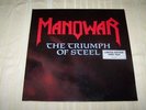 MANOWAR:THE TRIUMPH OF STEEL - FIRST PRESS 2LP LP EX/EX