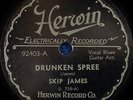 78 - Skip James - Drunken Spree / Illinois Blues (Herwin 92403)