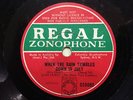 SLIM DUSTY WHEN THE RAIN TUMBLES RARE 78 REGAL ZONOPHONE RELEASE RECORD