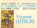 FY - FY018 - Ravel - Piano Recital - Yvonne LEFEBURE - RARE