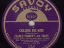 CHARLIE PARKER - Savoy 977 (purple) - Chasing the Bird - RARE '49 BE-BOP 78 VG++