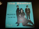 THE BEATLES SHE LOVES YOU/I'LL GET YOU PARLOPHON ITALY QMSP 16347 45 GIRI 1963