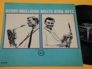 GERRY MULLIGAN MEETS STAN GETZ LP TOP JAZZ ORIG USA VERVE '60 LAMINATED COVER