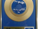 Sex Pistols God save the Queen goldene Schallplatte Single gold record