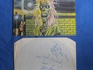 IRON MAIDEN 1st LP 1st Issue A1B1 UK EMI EMC 3330 factory sample SIGNED EX+