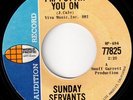 SUNDAY SERVANTS (M-)  Mod GARAGE ORGAN FUZZ 45-  Puttin You On - J.J. CALE HEAR