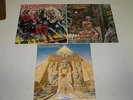 3 IRON MAIDEN LP'S EX/NM - THE NUMBER OF THE BEAST,POWERSLAVE,SOMEWHERE IN TIME