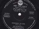 JON BLANCHFIELD Somebody To Love Oz Psych 45 Jefferson Airplane