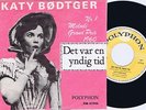 KATY BODTGER Det Var En Yndig Tid Danish 45PS 1960 Eurovision