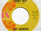 hear: RAY JOHNSON on In Arts M- funk 45 Funky Way