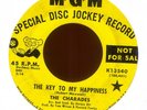 THE CHARADES Key to My Happiness on MGM Rare Promo Northern Soul 45 Hear