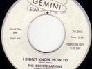 The Constellations - I DIDN'T KNOW HOW TO. Original Mod/Northern soul 45