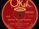 Louis Armstrong on Okeh 8566 Vg+