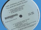 CARL MARSHALL & S.D.'S: I'll Give My Heart To You LP (plain cover issue) rare S