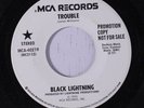 BLACK LIGHTNING: Trouble / Without You 45 (dj) rare Funk