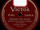 JOHANA HARRIS     Roy Harris Sonata - Children Suite     VICTOR M 568