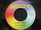 LIONS  CAGE / STEVEN  WRIGHT /  orig  DISCOTEX  7 in  LIMITED PRESSING  1994 ???