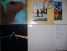 5x LP Pink Floyd: Meddle + Dark Side of the Moon + Wish you were here + The Wall