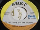 Lucille Mathis- I'm Not Your Regular Woman- A-bet hear